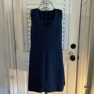 Banana Republic Deep Blue Sleeveless Mini Dress